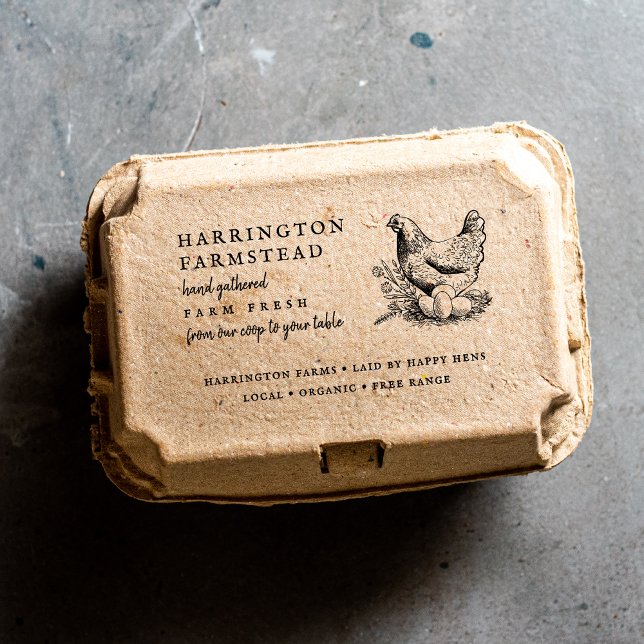 Rustikale Skriptfamilie Frische Eierkarton Gummistempel (Von Creator hochgeladen)