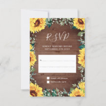 Rustikale Sonnenblume Babys atmen Border Wood Wedd