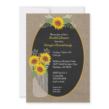 Rustikale Sonnenblume Brautparty / Babydusche