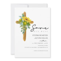 Rustikale Sonnenblume Christliche Cross Burgundy H