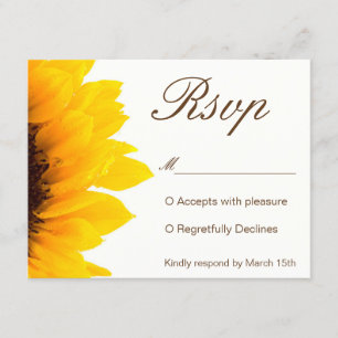 Rustikale Sonnenblume Einladung UAWG