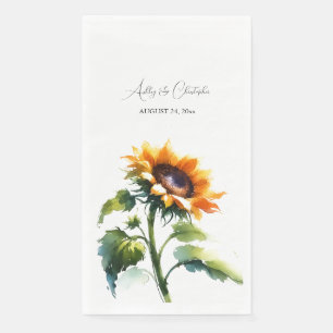 Rustikale Sonnenblume Hochzeit von Napkins Serviette