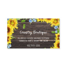 Rustikale Sonnenblumen auf der Wood Country Busine