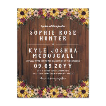 Rustikale Sonnenblumen Holzkörner 2 in 1 Budget Ho