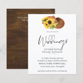 Rustikale Sonnenblumen, Südliche Hochzeit