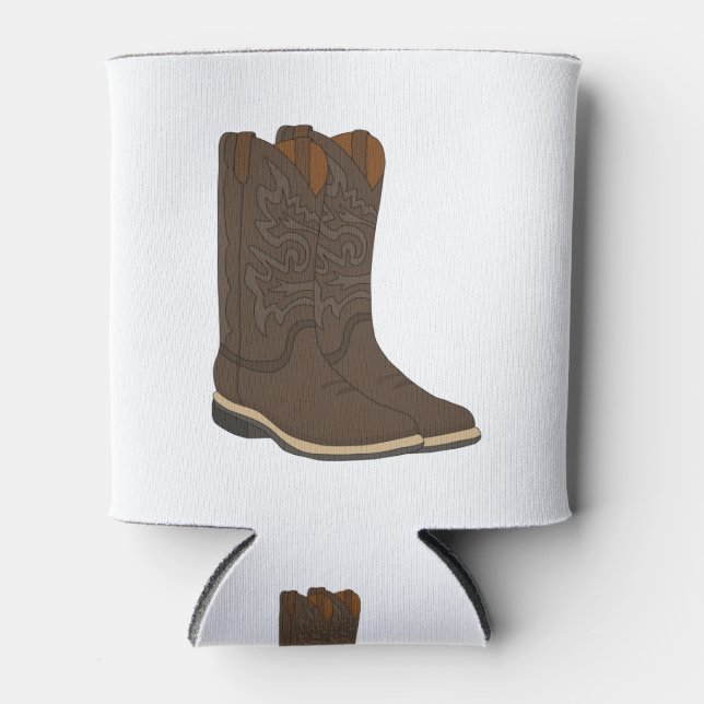 Rustikale Stiefel Dosenkühler (Vorderseite)