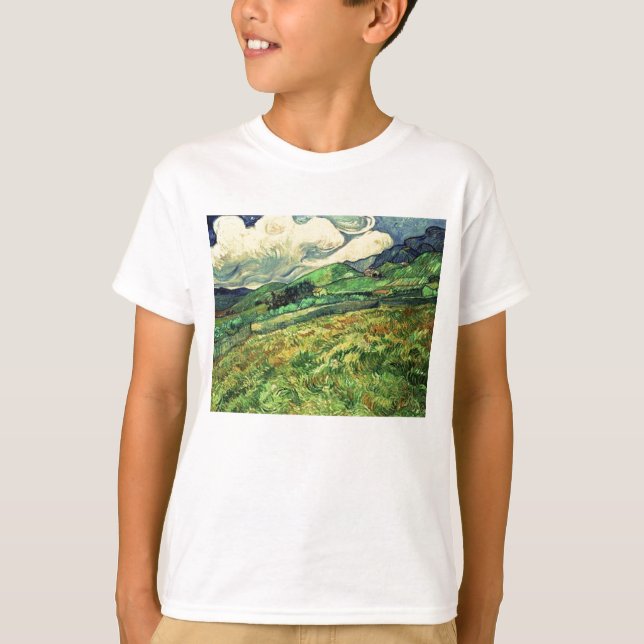 Rustikale, stilvolle Landschaft am Saint Remy Male T-Shirt (Vorderseite)