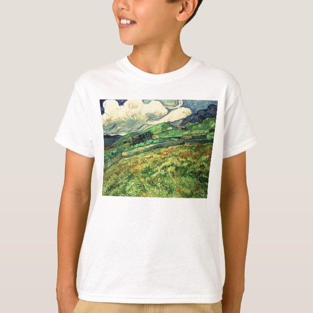 Rustikale, stilvolle Landschaft am Saint Remy Male T-Shirt (Vorderseite)