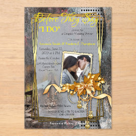 Rustikale Stone-Kabine Acryleinladungen