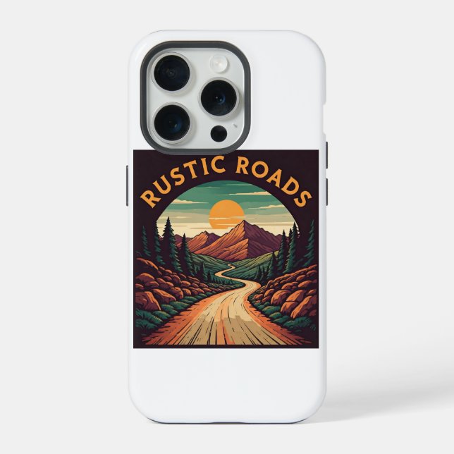 Rustikale Straßen iPhone Hülle (Rückseite)