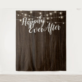 Rustikale Streichellichtkugel Wandteppich