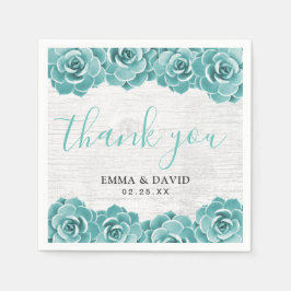 Rustikale Sukkulente Blütenpracht Elegante Frühjah Serviette