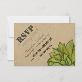 Rustikale Sukkulente Hochzeit moderner Typografie