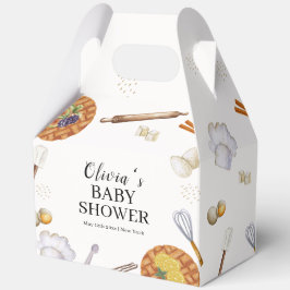 Rustikale Süsse Backkuchen Kinderdusche Geschenkschachtel