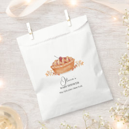 Rustikale Süsse Pie Cherry Fall Baby Dusche Geschenktütchen