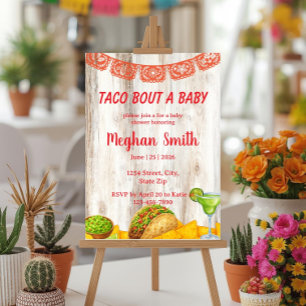 Rustikale Taco ‘Bout-Baby-Shower-Einladung Einladung