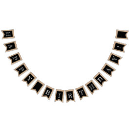 Rustikale Tafel-Fahnen-kundenspezifisches alles Wimpelkette