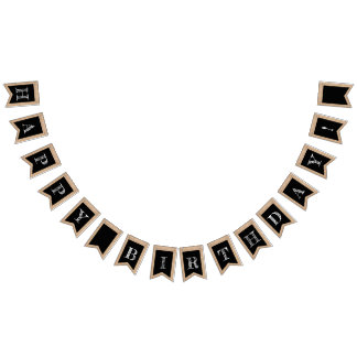 Rustikale Tafel-Fahnen-kundenspezifisches alles Wimpelkette