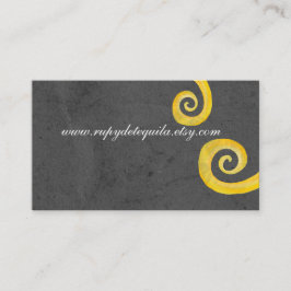 Rustikale Tafel Vintag Visitenkarte