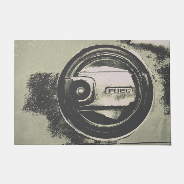 Rustikale Tank Cap Fußmatte (Vorderseite)