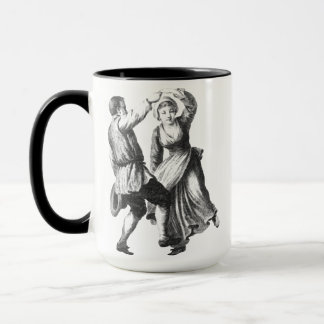 Rustikale Tanzkunst Tasse Cup