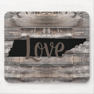 rustikale TENNESSEE-LIEBE in Skripten Mousepad
