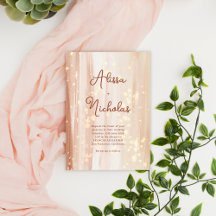 Rustikale Terracotta Gold Wasserfarbe & Skript Hoc