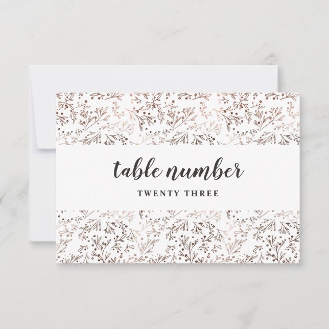 Rustikale Tischnummern für Hochzeiten aus Holz (Vorderseite)