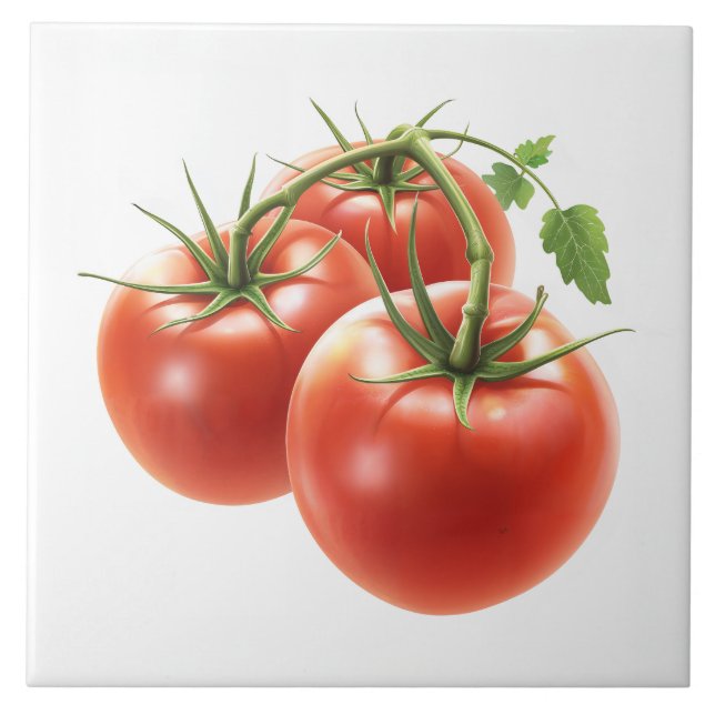 Rustikale Tomaten Fliese (Vorderseite)