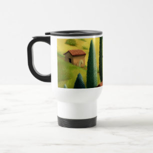 Rustikale Toskana-Hang-Reise-Tasse – Whimsical  Reisebecher