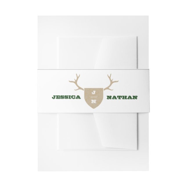 Rustikale Trophy Green Bly Band (Vorderseite Beispiel)