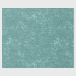 Rustikale türkisfarbene Vintage Textur Weihnachten Geschenkpapier