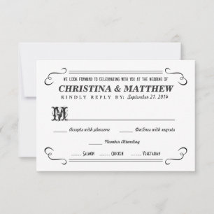 Rustikale UAWG Chalkboard Style Repair Cards RSVP Karte