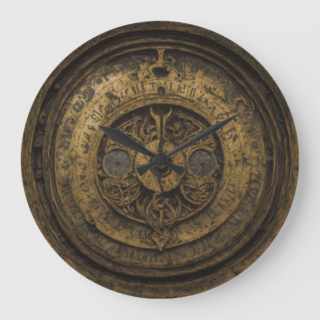 Rustikale Uhr (Vorderseite)