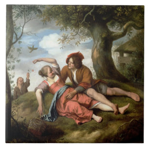 Rustikale Umwerbung Fliese