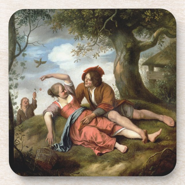 Rustikale Umwerbung Untersetzer (Vorderseite)