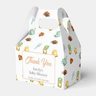 Rustikale Vegetation Ladybug Garden Babydusche Geschenkschachtel