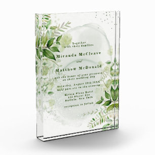 Rustikale Vegetation Weinberg Sake Hochzeit Einlad Fotoblock