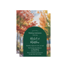 Rustikale Veränderung der Blätter Hochzeitsfeier