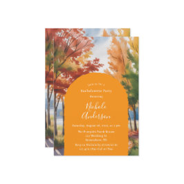 Rustikale Veränderung des Junggeselinnen-Abschieds Einladung