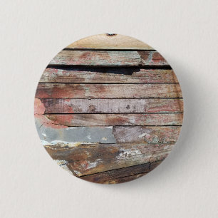 Rustikale verwitterte Segelboot-Holzbretter Nautil Button