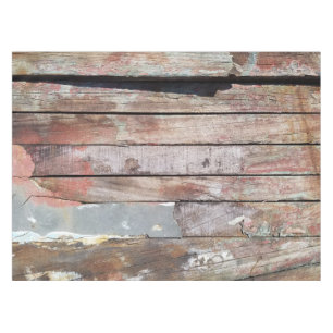 Rustikale verwitterte Segelboot-Holzbretter Nautil Tischdecke