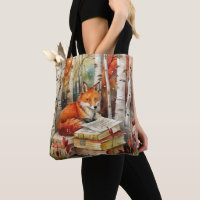 Rustikale Vintag Fox Books Woodland Herbst
