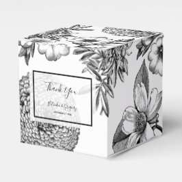 Rustikale Vintage Blume Hochzeit Geschenkschachtel