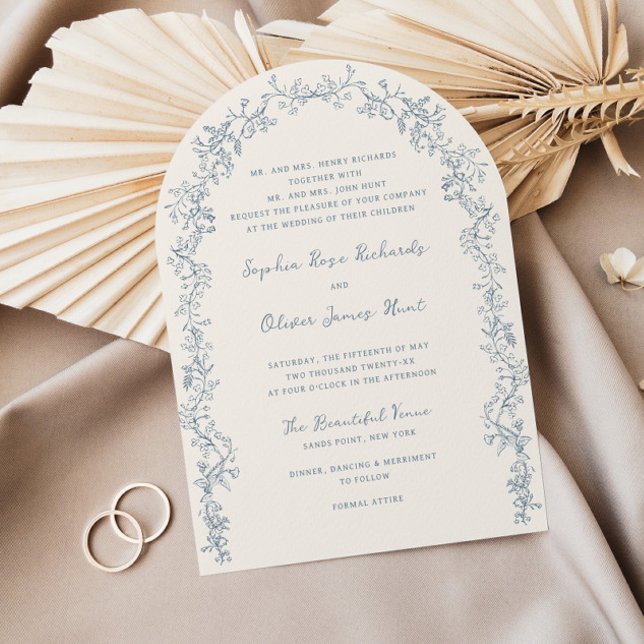 Rustikale Vintage Blumenstrasse Einladung (Von Creator hochgeladen)