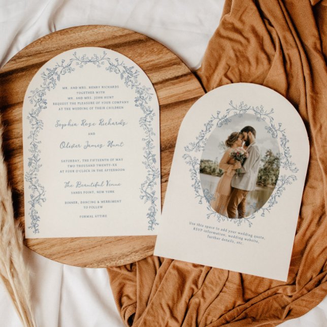 Rustikale Vintage Blumenstrasse Einladung (Von Creator hochgeladen)