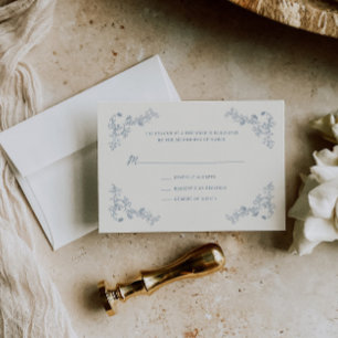 Rustikale Vintage Blumenzange RSVP Karte