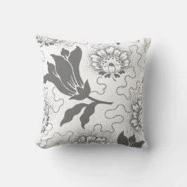 Rustikale Vintage graues Weiß-Bauernhaus-Art mit Kissen