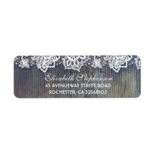 Rustikale Vintage Hochzeit von Spitzen und Holz