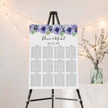 Rustikale Violet Summer Wild Floral Wedding